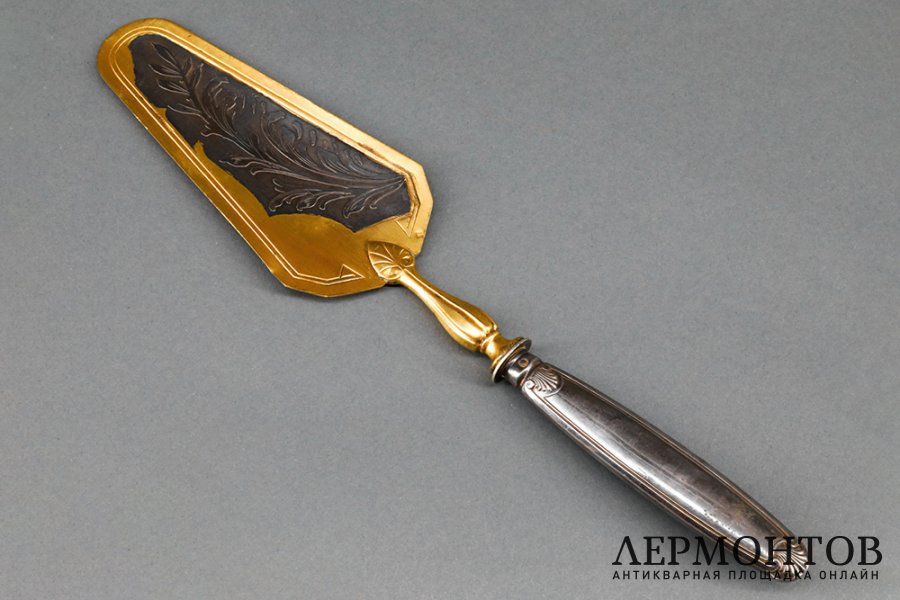 Лопатка для торта. Серебро 950 пр. Франция, 1880 - 1910е гг.