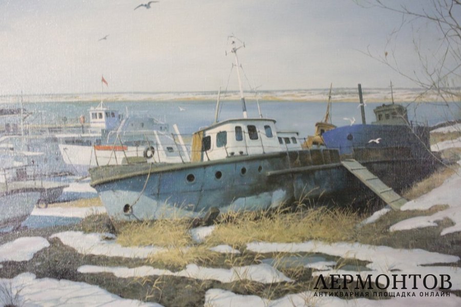 Картина. Козорезенко П.П. младший. На берегу. 2004 год