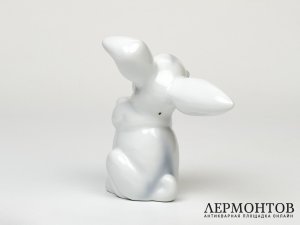 Статуэтка «Заяц». Фарфор, Rosenthal, Германия, 1960 год