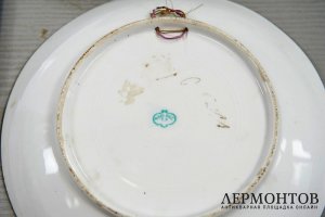 Парные тарелки. Фарфор, ручная роспись. Австрия, конец  ХIX века. 