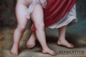Пласт Амур и Венера. Фарфор, живопись. Австрия, кон. XIX-нач.XX вв.