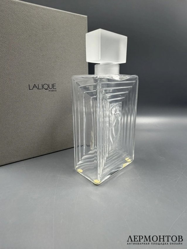 Флакон для духов «Duncan» в стиле ар-деко. Хрусталь, Lalique, Франция