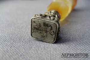 Печать. Сталь, агат. Европа, XIX век. 