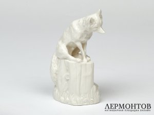 Статуэтка «Лиса». Фарфор, Nymphenburg, Германия, 1976–1996 годы