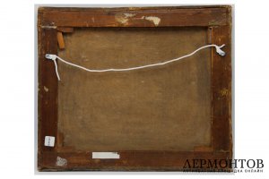 Картина. Петр I наказывает солдата. Нач. XX в. Неизвестный художник. Холст, масло.
