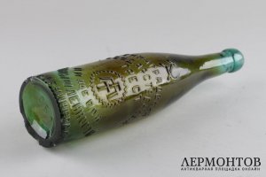 Бутылка, стекло, СССР. 1920г.