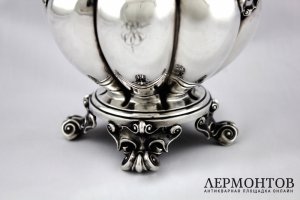 Сахарница A. Debain. Серебро 950 пробы. Франция. XIX в.