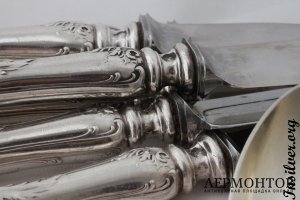 Столовый сервиз Radke. Серебро 84. Российская империя