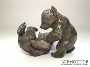 Статуэтка «Медведи». Фарфор, Rosenthal, Германия, 1960 год