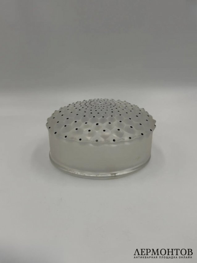 Пудреница «Cactus». Хрусталь, эмаль, Lalique, Франция