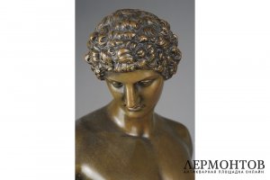 Скульптура Аполлон. Германия, автор H. Jacquet Fils, 2 пол. 19 в. Бронза.