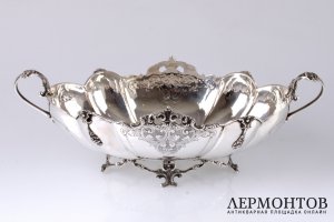 Ваза для фруктов. СЕРЕБРО 800. Италия