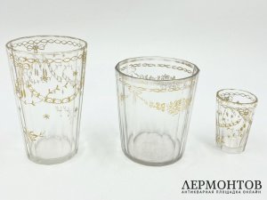 Стаканы. Россия, завод Потемкина, 18 век. 