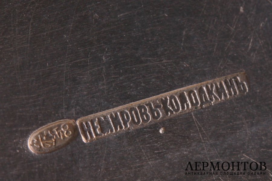 Сливочник. Немиров-Колодкин. Серебро 84 пробы. Российская империя, 1899-1908 гг.