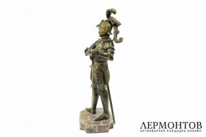 Скульптура Рыцарь Баярд. Франция, G. Omerth, 1920-е гг. Бронза, патинирование.