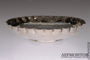 Конфетница. Серебро 925. Англия