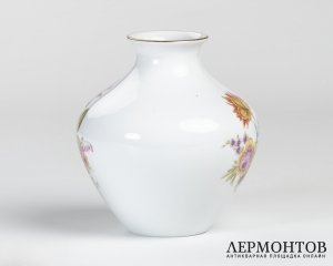 Ваза с цветами. Фарфор, Hutschenreuther, Германия, 1970–1985 годы