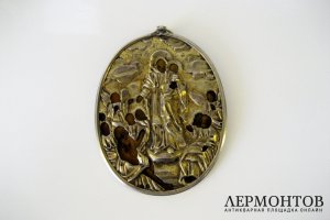 Панагия. Серебро 84 пробы. Российская империя, XIX век.