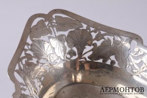 Блюдо, фруктовница. Серебро 800. Европа