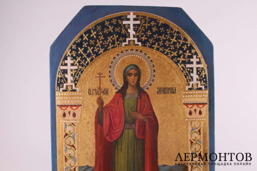 Икона Св. Великомученница Агриппина. Россия. Нач. 20 в.