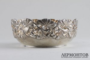 Ваза-фруктовница. Серебро 84 пробы. Российская империя.