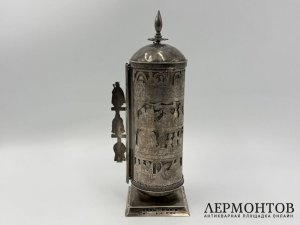 Иудаика Мегилат Эстер свиток. Серебро 925 пробы.