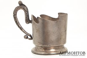 Подстаканник в стиле модерн. Российская Империя, мастер В. Пуляткин, 1908-1917 гг.