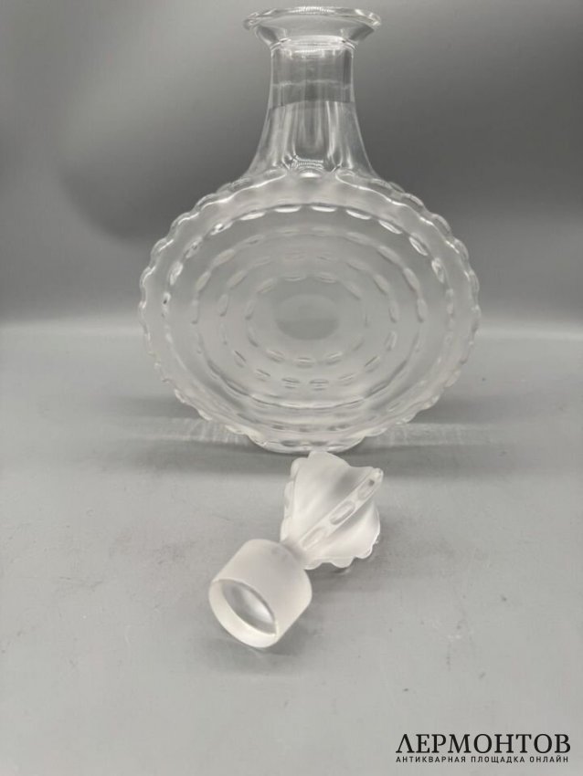 Декантер для вина. Хрусталь, Lalique, Франция, 20 век