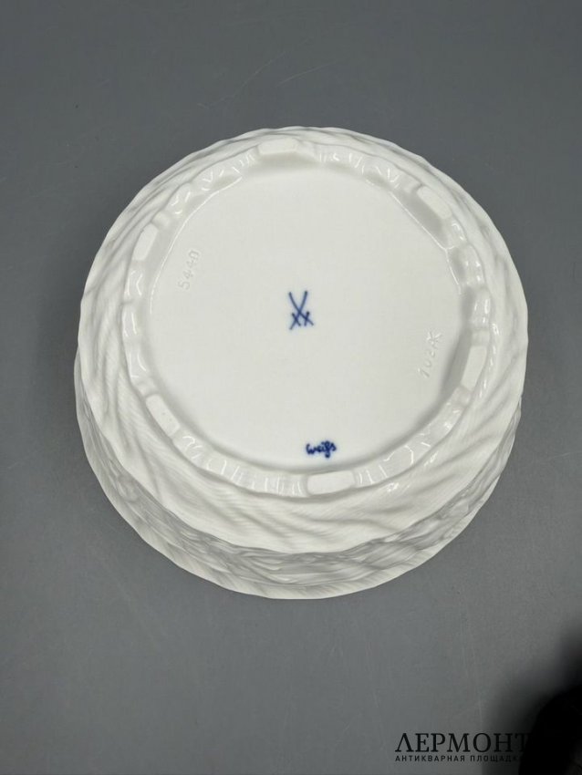 Салатник из «Лебединого сервиза», 18,5 см. Фарфор, Meissen, Германия