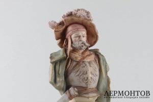 Статуэтки. Два дворянина. Фарфор. Royal DUX. Чехия. XIX в.