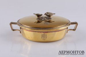 Набор для подачи закусок Christofle. Серебро 950 пробы. Франция, XIX век.