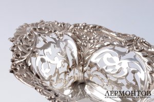 Конфетница M.Bro. Серебро 925. Англия