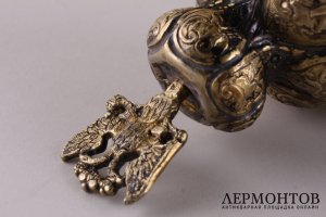 Кубок с двуглавым орлом. Серебро, золочение. Россия, Москва, 1751 год.