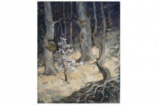 Картина из серии Весна-Лето. N1. Чурсин К.Н. Картон, масло. XX в.