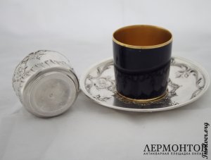 Кофейный сервиз. Серебро 950. Франция