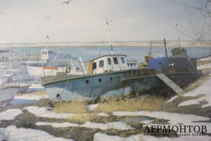Картина. Козорезенко П.П. младший. На берегу. 2004 год