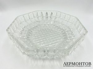 Крупная ваза для фруктов. СССР, Красный Гигант, 20 век.