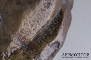 Скульптура Фазан.  Франция, Париж, автор модели Clovis Masson, кон. 19 в. Бронза.