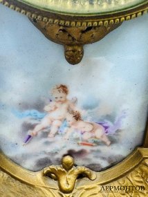 Каминные часы с парными канделябрами. Japy Frères, Франция, 1880–1890 годы