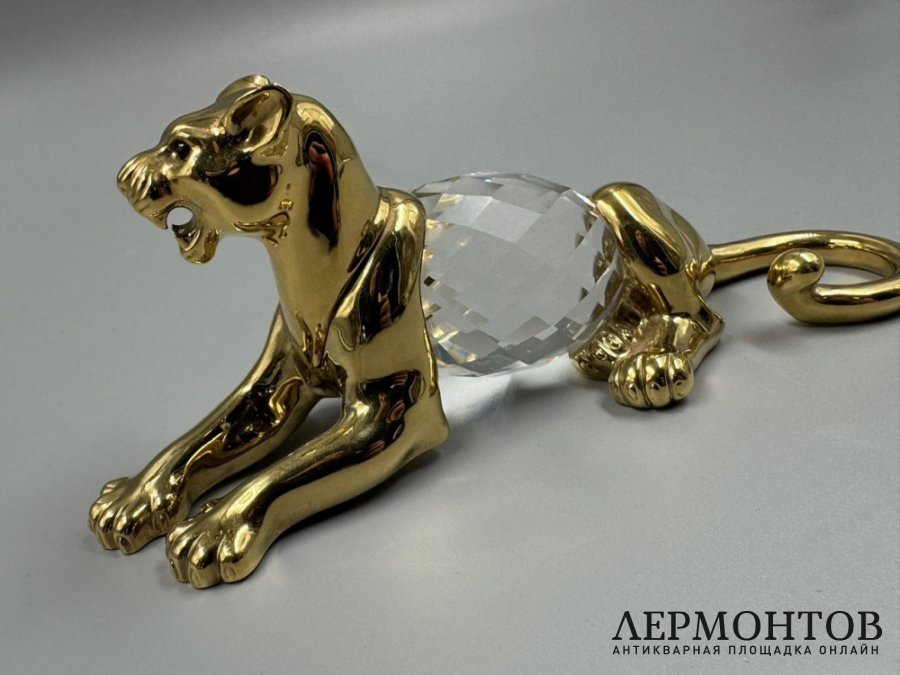Статуэтка «Леопард». Хрусталь, Swarovski