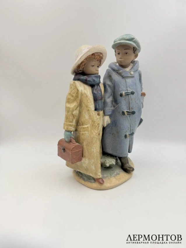 Статуэтка «Дорога в школу». Фарфор грес, Lladro, Испания