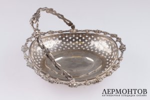 Сухарница. Серебро 812 пробы. Венгрия