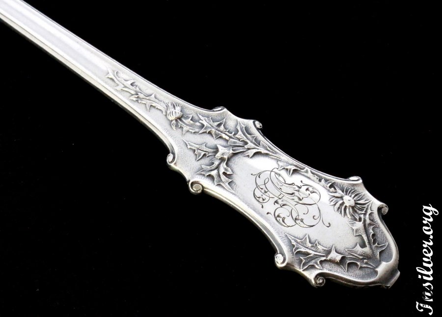 Сервировочная ложка Henin. Серебро 950. Франция.