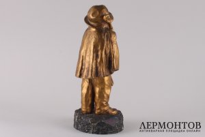 Скульптура в стиле Ар Деко Маленький скрипач. Франция, Париж, 1900-10-е гг.