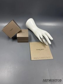 Кольцо «Liens» с бриллиантами. Белое золото 750 пробы, Chaumet, Франция, 2008 год