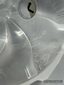 Декантер с пробкой-цветком. Хрусталь, Lalique, Франция, 20 век