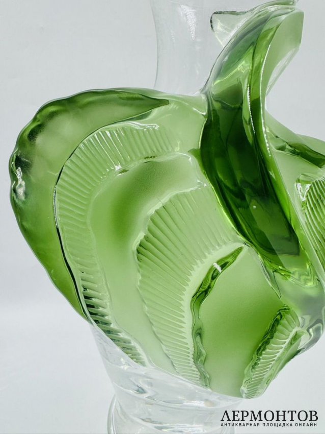 Ваза «Tanega». Хрусталь, Lalique, автор М.-К. Лалик, Франция, 1994 год