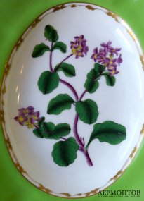 Сервировочное блюдо Copeland and Garrett. Англия, 1833-1847 гг, фарфор, живопись