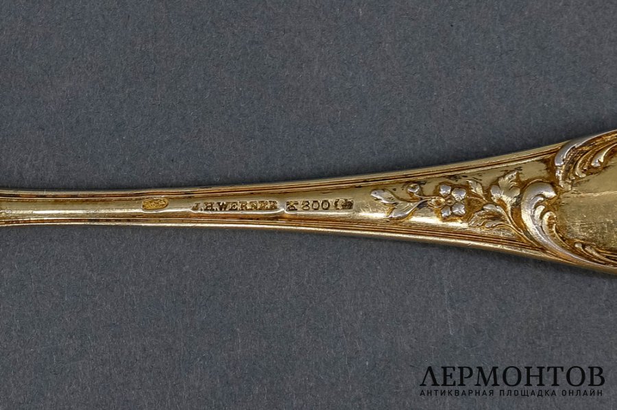Лопатка. Серебро 800 пр. Германия, Wilkens M.H. and Sohne, 1890-1910е гг.