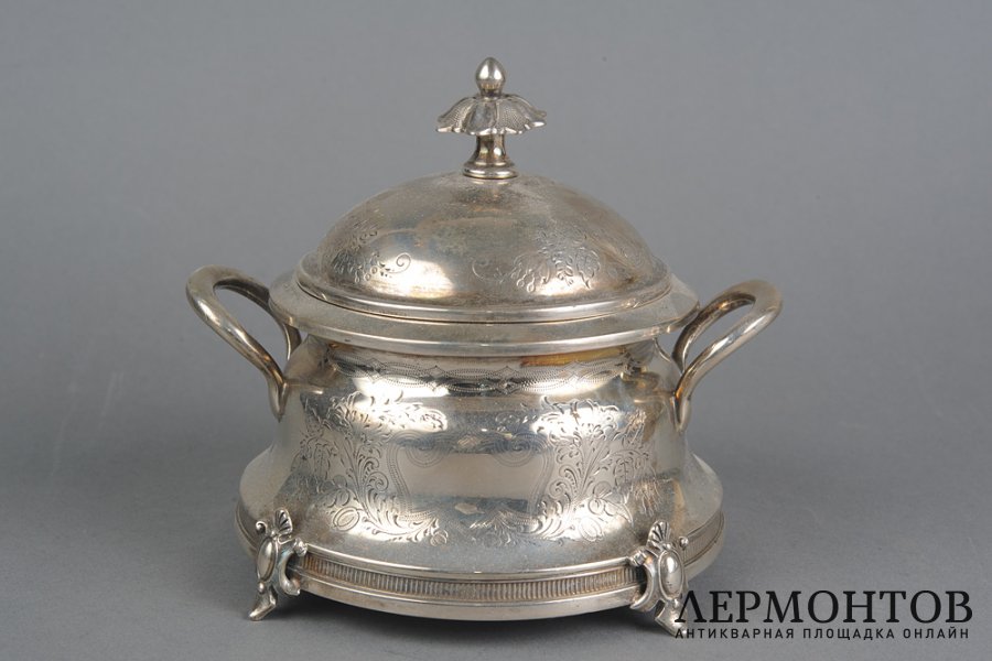 Чайный-кофейный сервиз. Австрия, конец 19 века. Серебро 950 пробы.